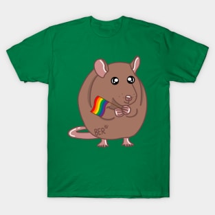 Robin The LGBTQ+ Rainbow Pride Rat T-Shirt